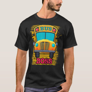 T-shirt Bus Boss School Bus Driver Appréciation