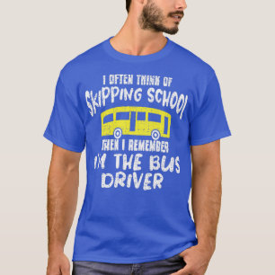 T-shirt Bus - Bus - École Bus - Café - Bus - Gare routière
