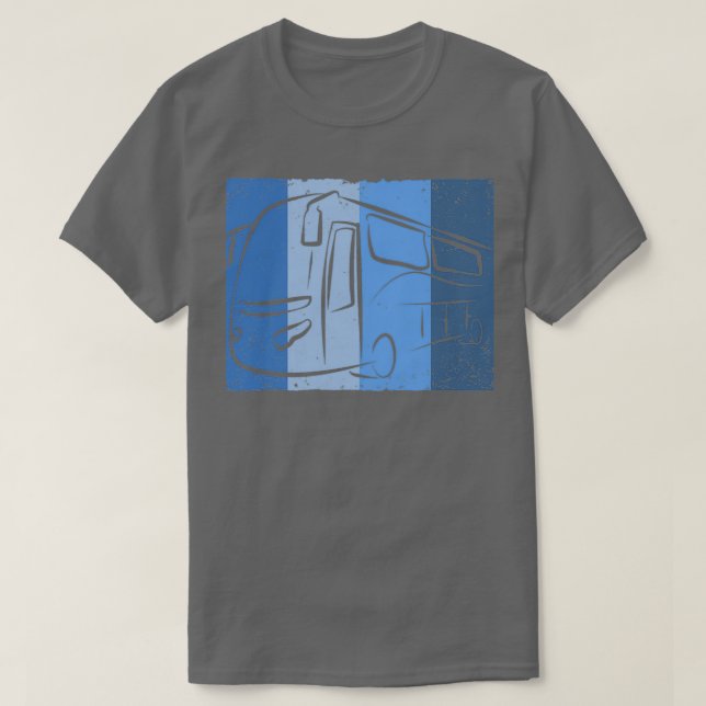 T-shirt Bus Busfahrer Schulbus Autobus 8 (Design devant)