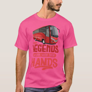T-shirt bus chauffeur bus conduite idée bus à 2