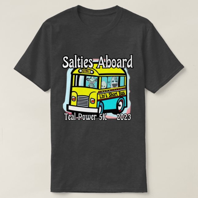 T-shirt Bus de Turquoise Power Liv 2023 (Design devant)