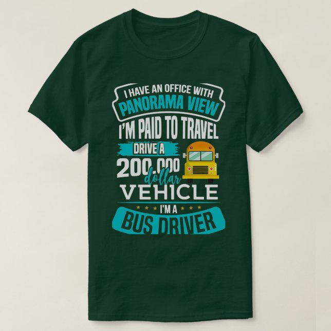 T-shirt Bus - École Bus 24 (Design devant)