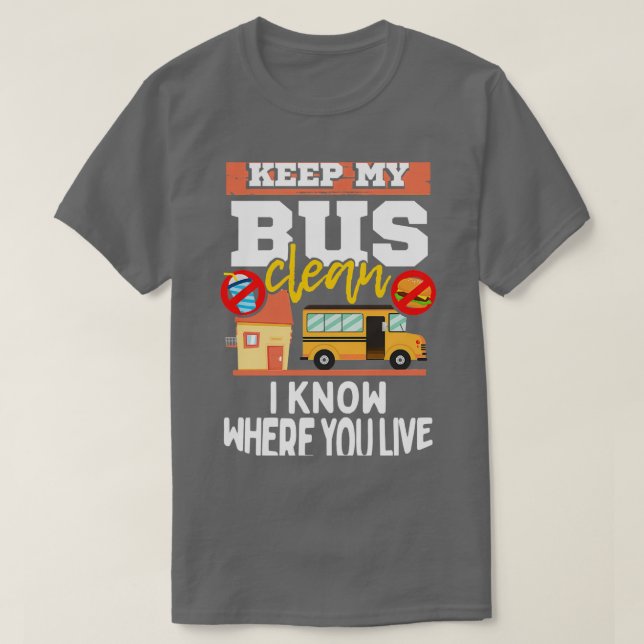 T-shirt Bus - École Bus 30 (Design devant)