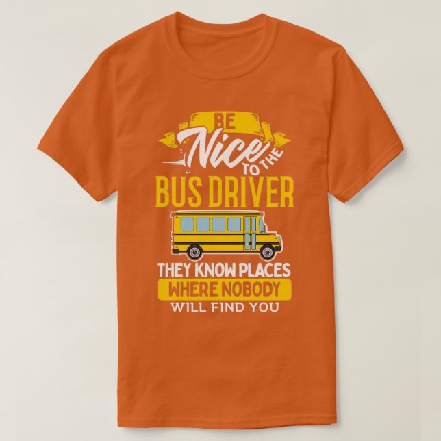 T-shirt Bus - École Bus 5 (Design devant)