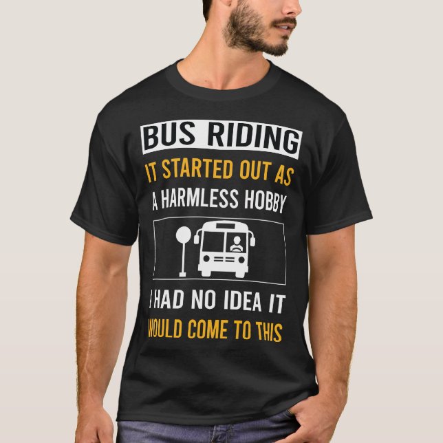 T-shirt Bus Hobby Sans Dommage (Devant)