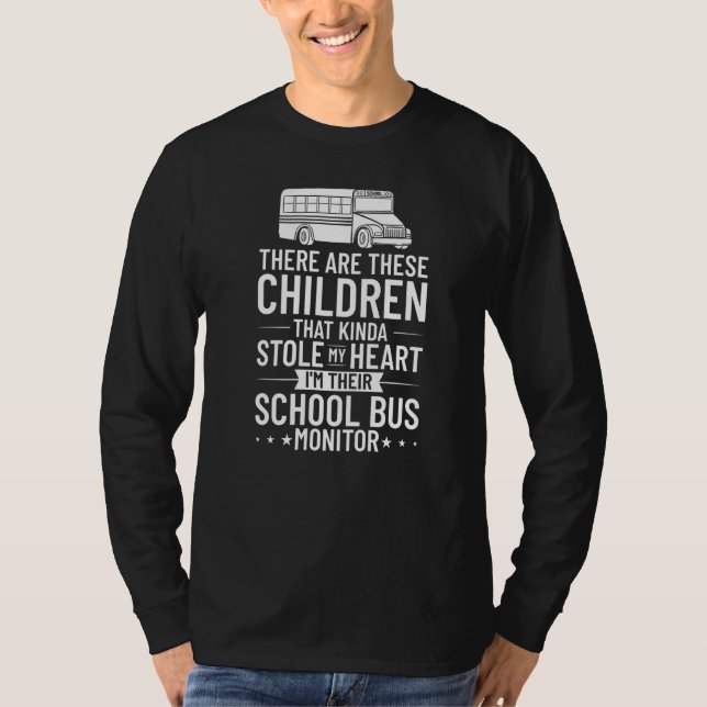 T-shirt Bus Monitor School Bus Attendant Assistant Appreci (Devant)