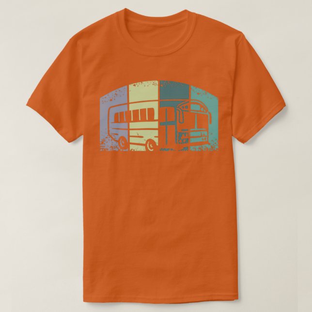 T-shirt Bus rétro (Design devant)