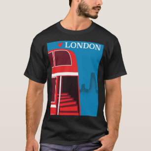 T-shirt Bus Rouge de Londres