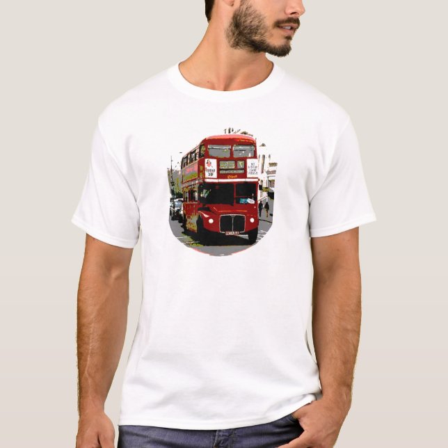 T-shirt Bus Rouge de Londres (Devant)