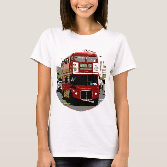 T-shirt Bus Rouge de Londres (Devant)