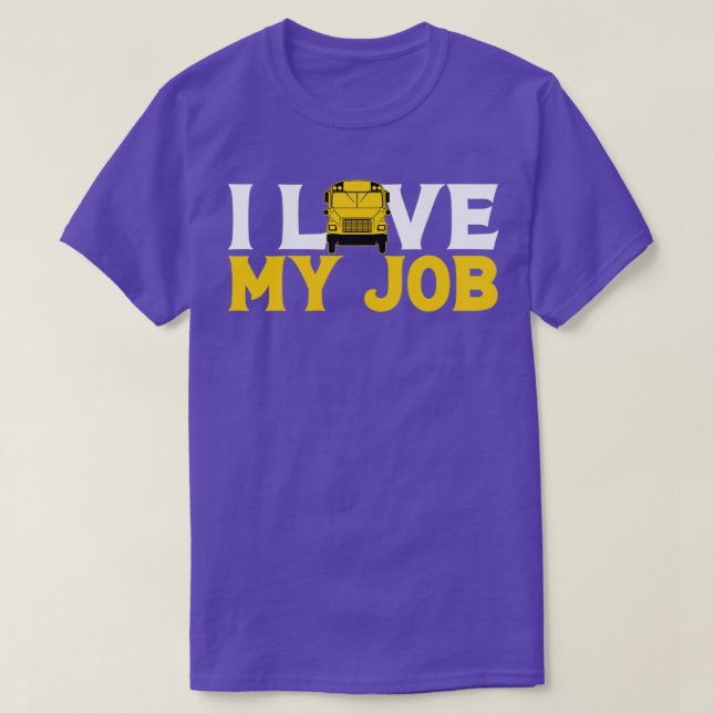 T-shirt Bus Schoolbus Driver Cadeau 4 (Design devant)