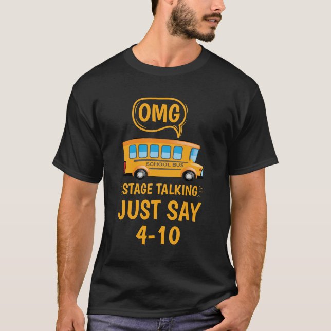 T-shirt Bus scolaire (Devant)