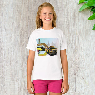T-shirt Bus scolaire de la ville cybernétique