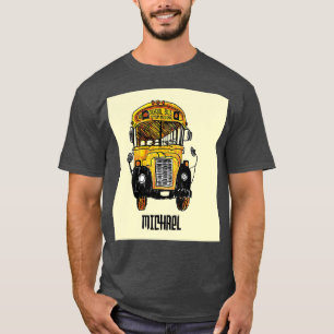 T-shirt Bus scolaire Je regarde hurler Enfants Funny Bus s