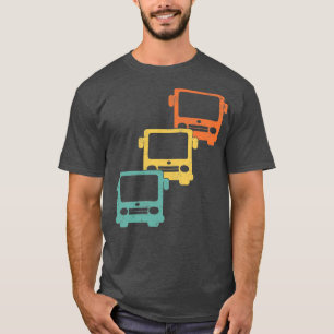 T-shirt Bus scolaire Pilote de bus Skoolie