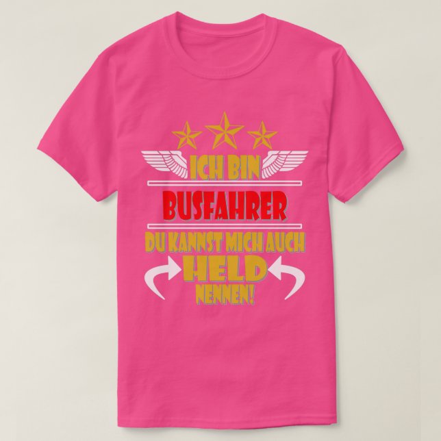 T-shirt Bus - tourisme (Design devant)