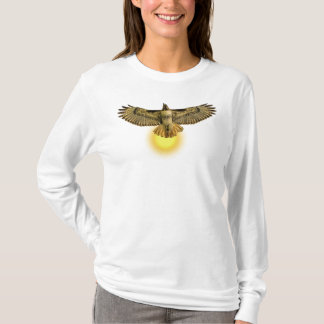 T-shirt Buse à queue rousse volant vers le soleil