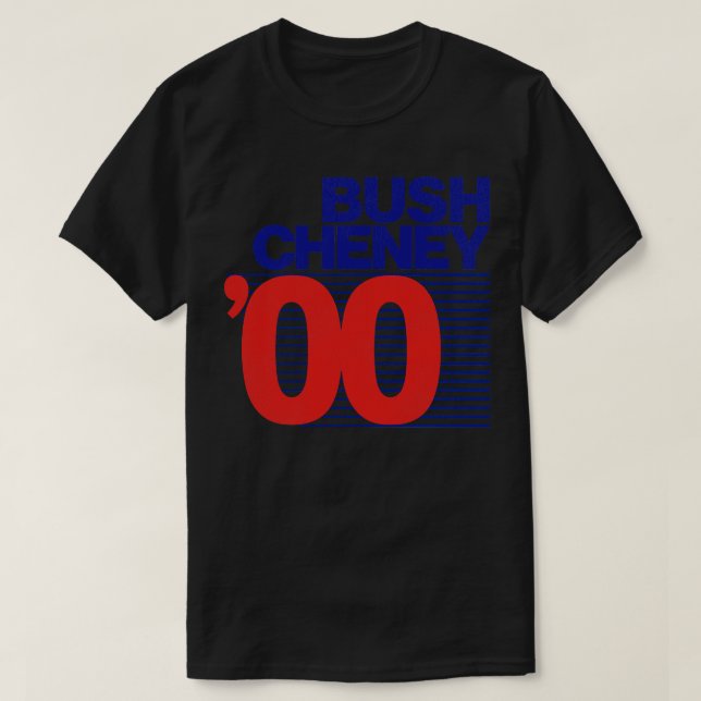 T-SHIRT BUSH CHENEY 00 (Design devant)