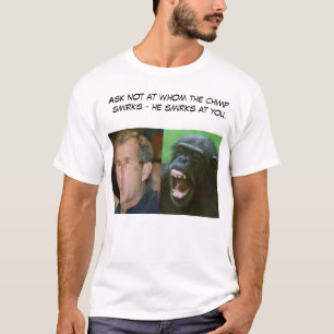 T-shirt Bush ou chimpanzé ?