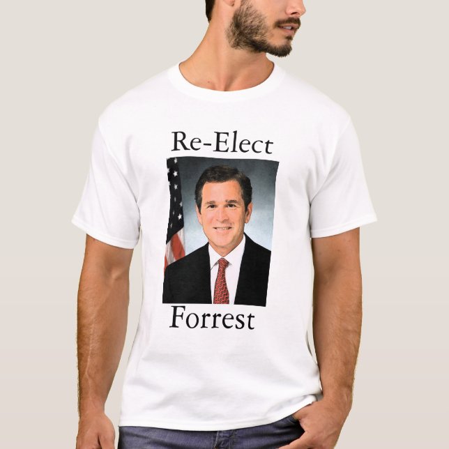 T-shirt Bush pour le président (Devant)