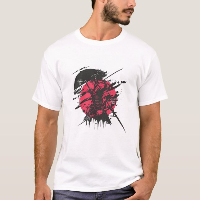 T-shirt "Bushi Code" Samurai Warrior Tee (Devant)