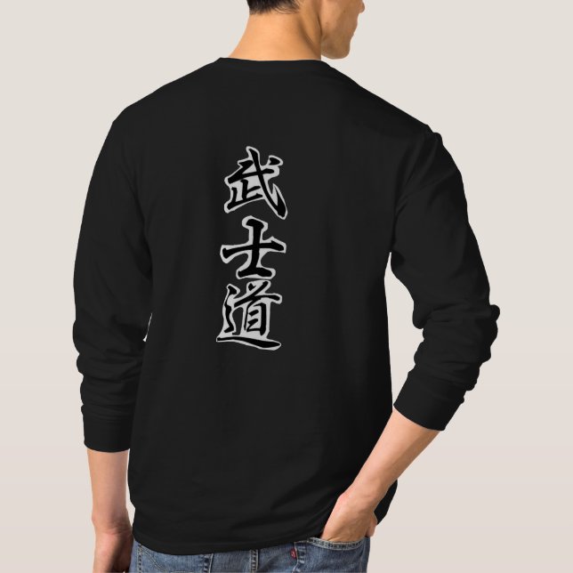 T-shirt Bushido cat (Dos)