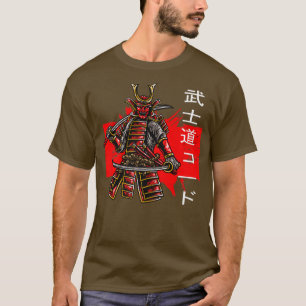 T-shirt Bushido Code Guerrier Samurai Japonais Bushido Kan