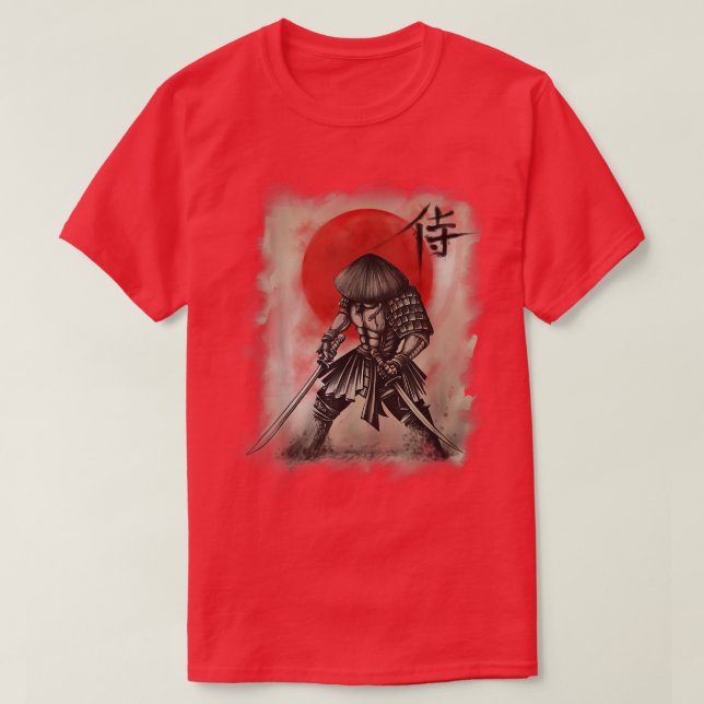 T-shirt Bushido Code Samurai Japon 198 (Design devant)