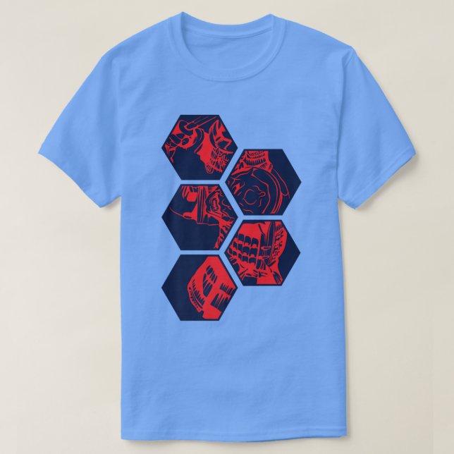 T-shirt Bushido Code Samurai Japonais Guerrier Kanji  (Design devant)