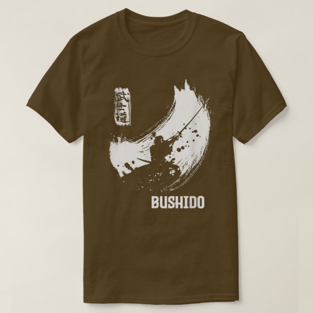 T-shirt Bushido Samurai Le chemin du guerrier (Design devant)