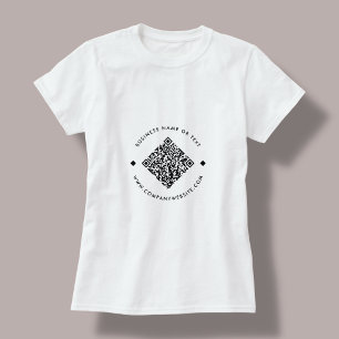 T-shirt Business Scan Me QR Code Website Moderne