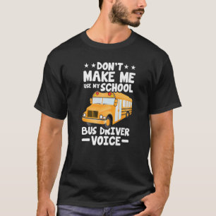 T-shirt Busman ne m'oblige pas à utiliser mon chauffeur de