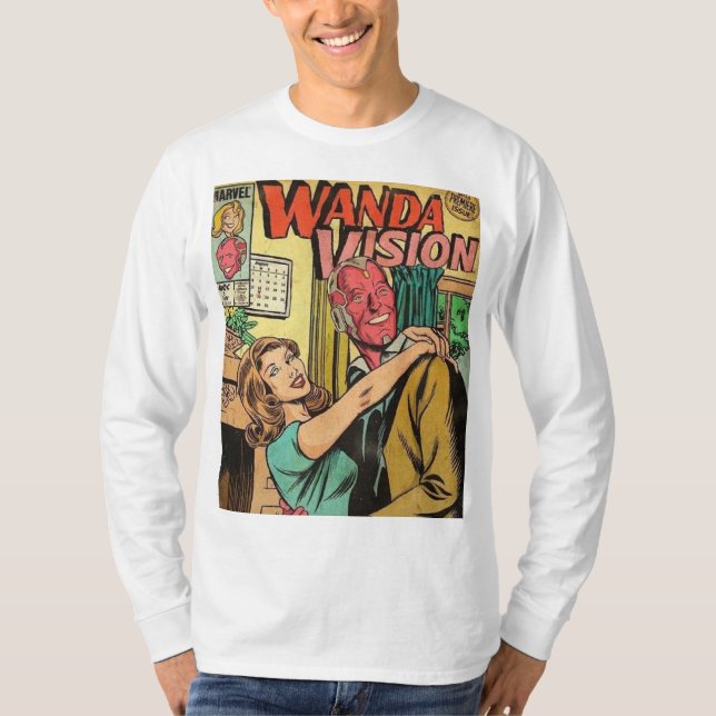 T-shirt Buso émerveille wanda vision unisex (Devant)