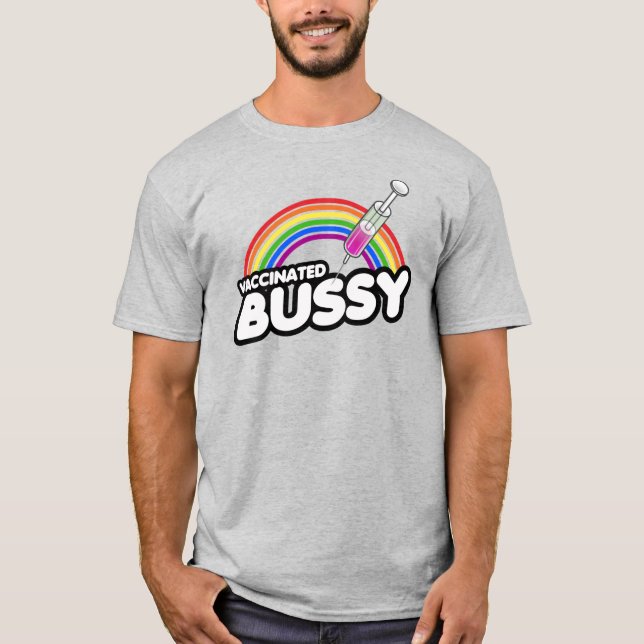 T-SHIRT BUSSY VACCINÉ (Devant)