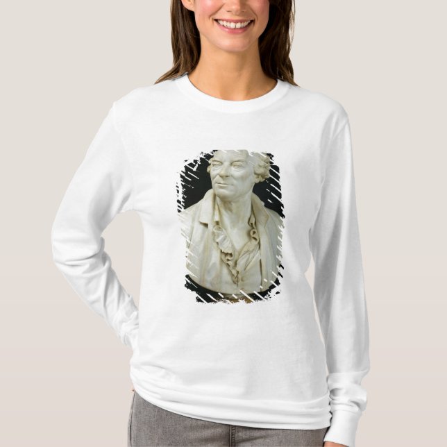 T-shirt Buste de compte de George Louis Leclerc de Buffon (Devant)