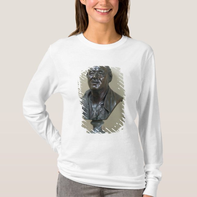 T-shirt Buste de Denis Diderot 1777 (Devant)