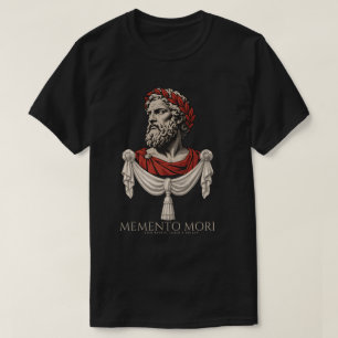 T-shirt Buste de philosophe stoïcien Memento Mori