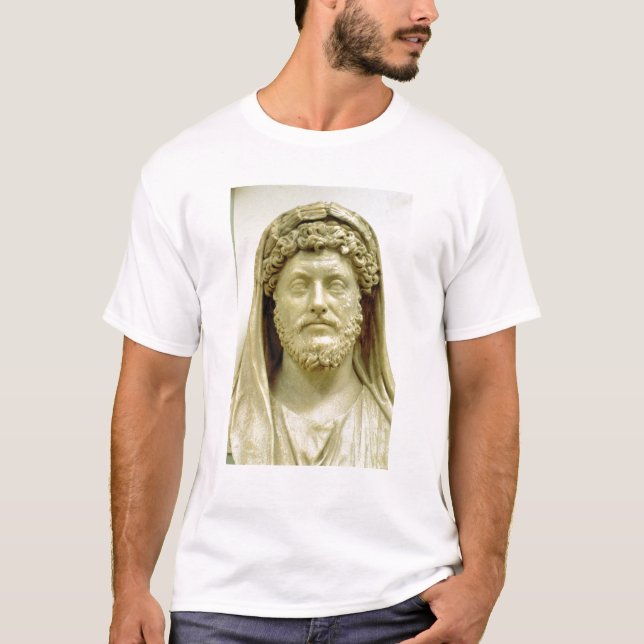 T-shirt Buste de portrait de Marcus Aurelius (Devant)