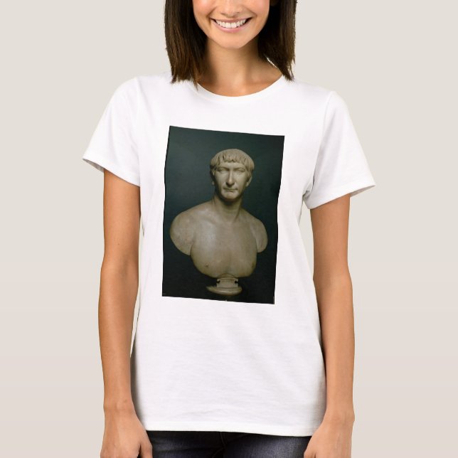 T-shirt Buste de portrait d'empereur Trajan (53-117 (Devant)