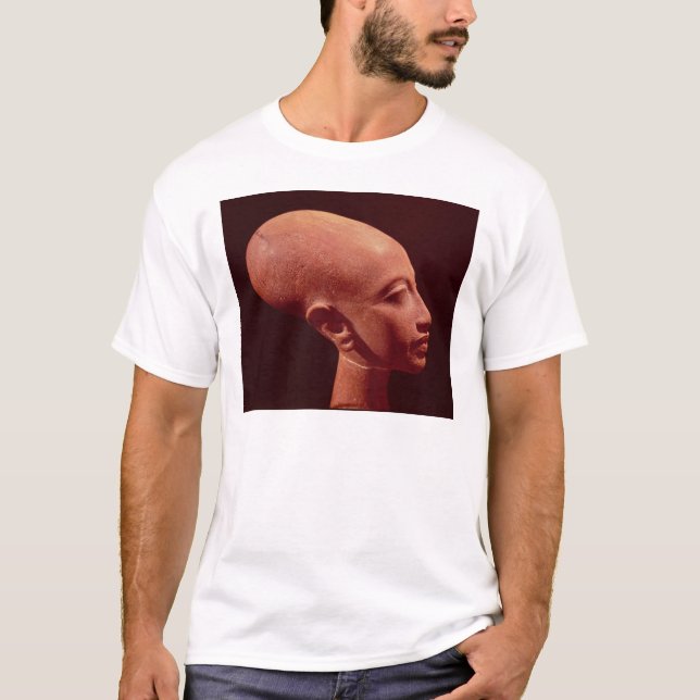 T-shirt Buste de portrait d'une fille du Roi Akhenaten (Devant)