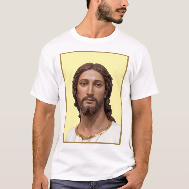 T-shirt BUSTE DU CHRIST SAUVEUR par MICHELANGELO 2026__ (Devant)