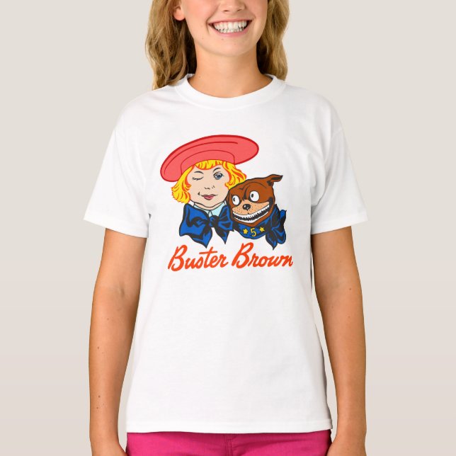 T-SHIRT BUSTER BROWN (Devant)