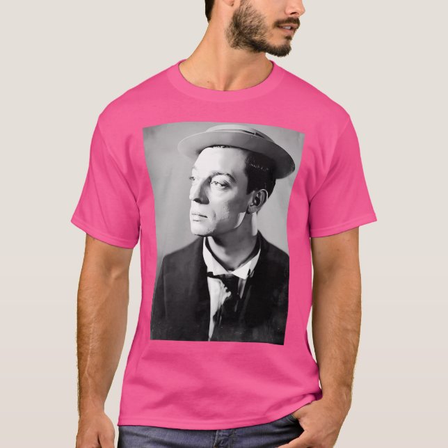 T-shirt Buster Keaton - Bw Vintage - D5 (Devant)