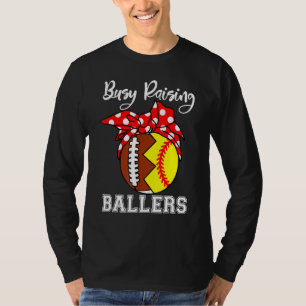 T-shirt Busy Maman Ballers Maman Football Fête des mères