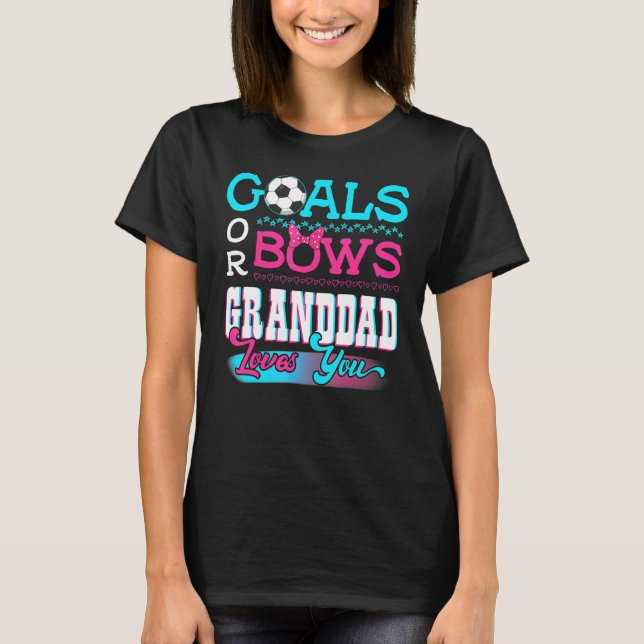 T-shirt But De Révélation De Sexe Ou Bows Grand-père Vous  (Devant)