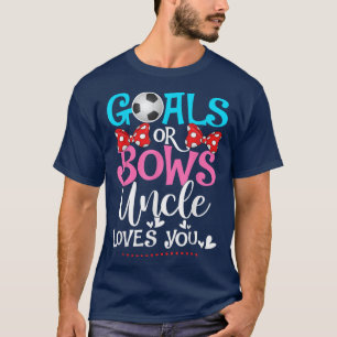 T-shirt But De Révélation De Sexe Ou Bows Oncle Vous Aime
