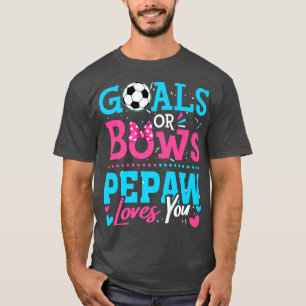 T-shirt But De Révélation De Sexe Ou Bows Pepaw Vous Aime 