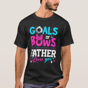 T-shirt But De Révélation De Sexe Ou Bows Père Vous Aime F