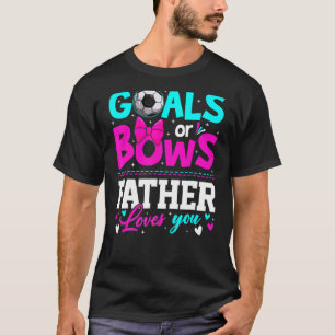 T-shirt But De Révélation De Sexe Ou Bows Père Vous Aime F