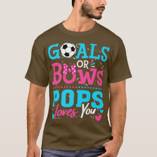T-shirt But De Révélation De Sexe Ou Bows Pops Vous Aime F